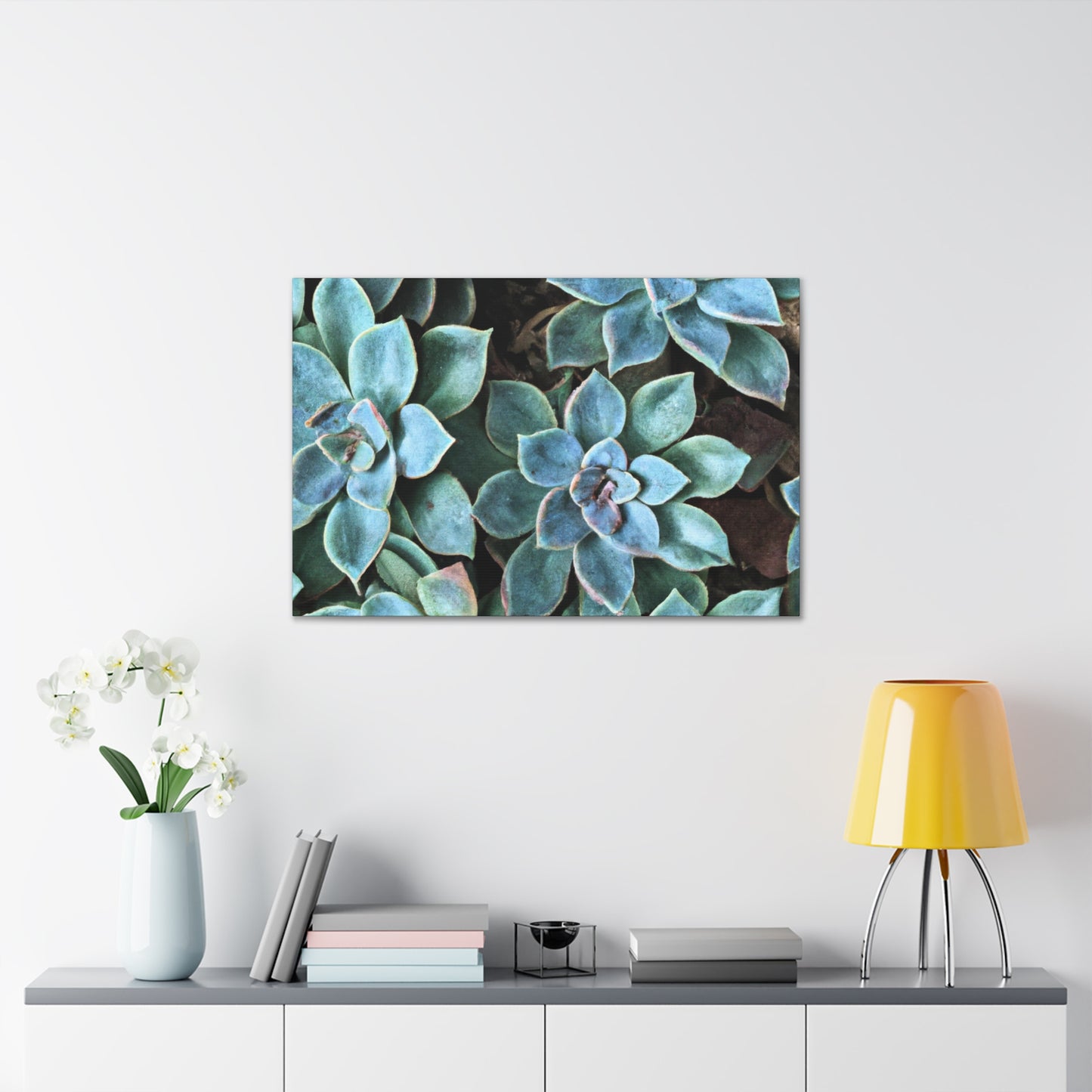 Green Paradise. - Canvas - Succulent