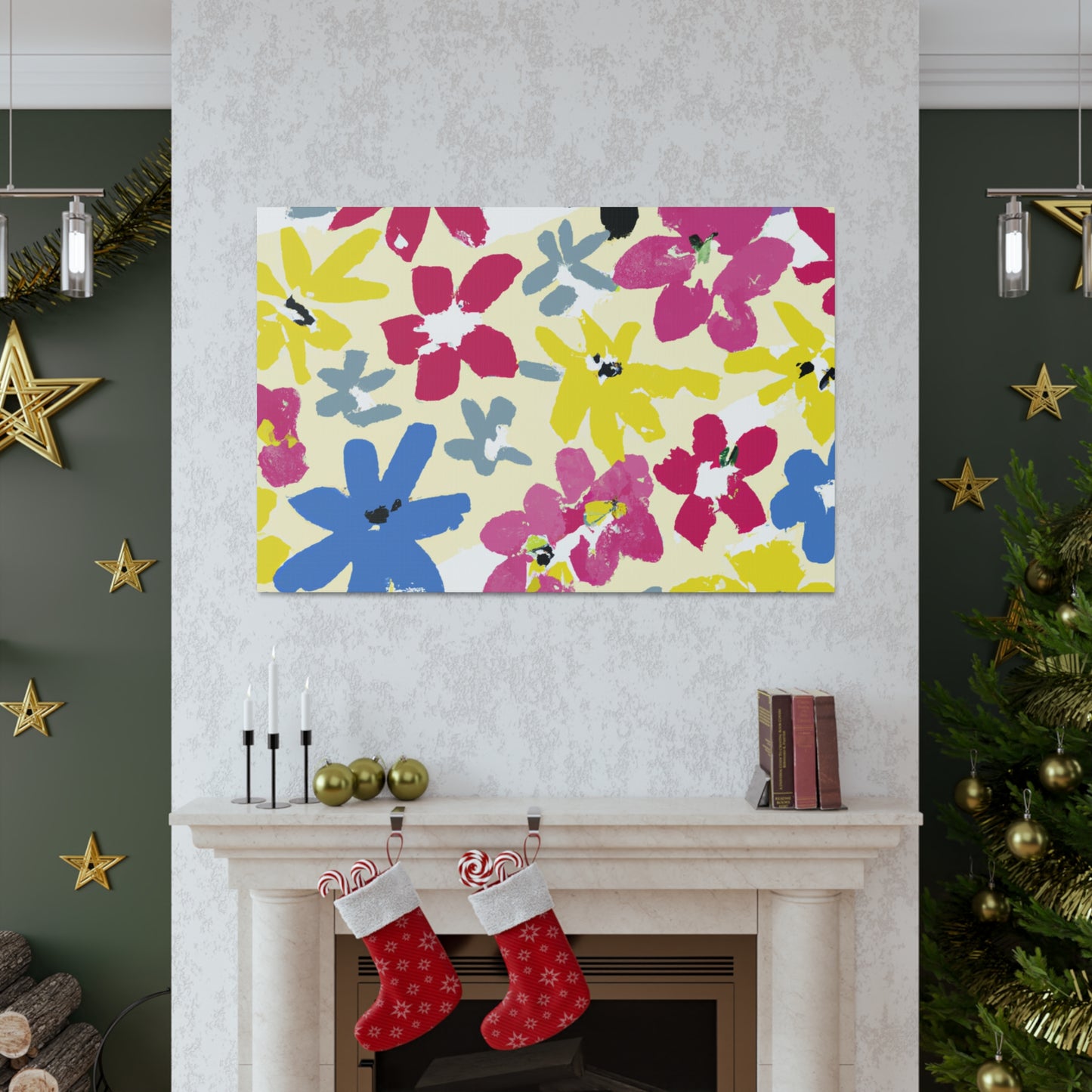 "Seeded with Love" - Floral Canvas