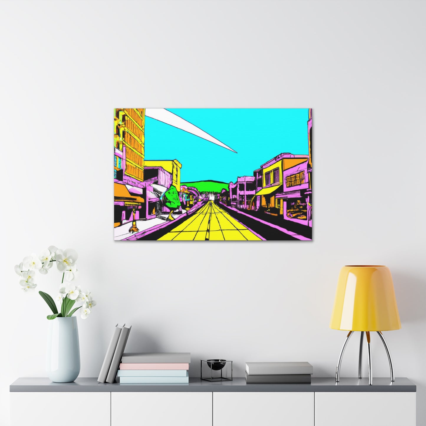 Sunset Blvd - Canvas Pop Art