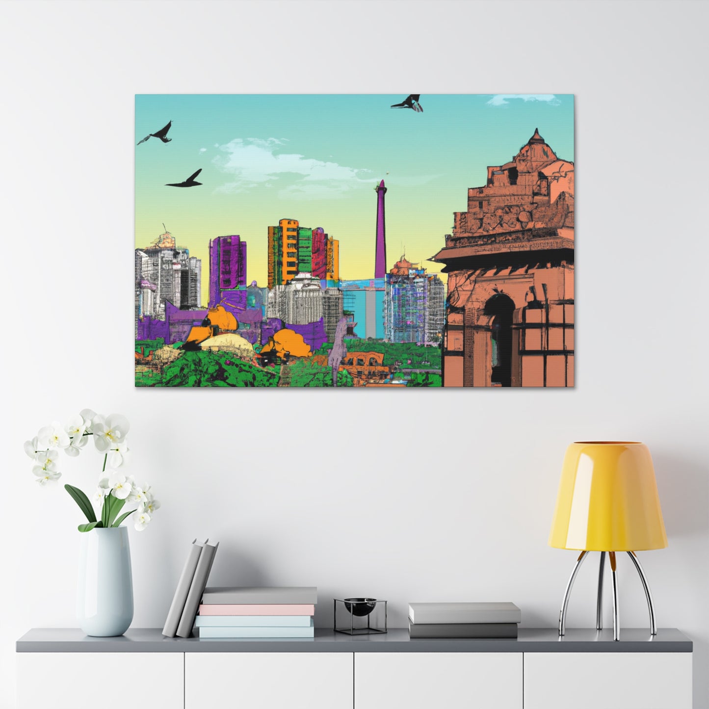 Pashmir Mountain - Destination India - Canvas