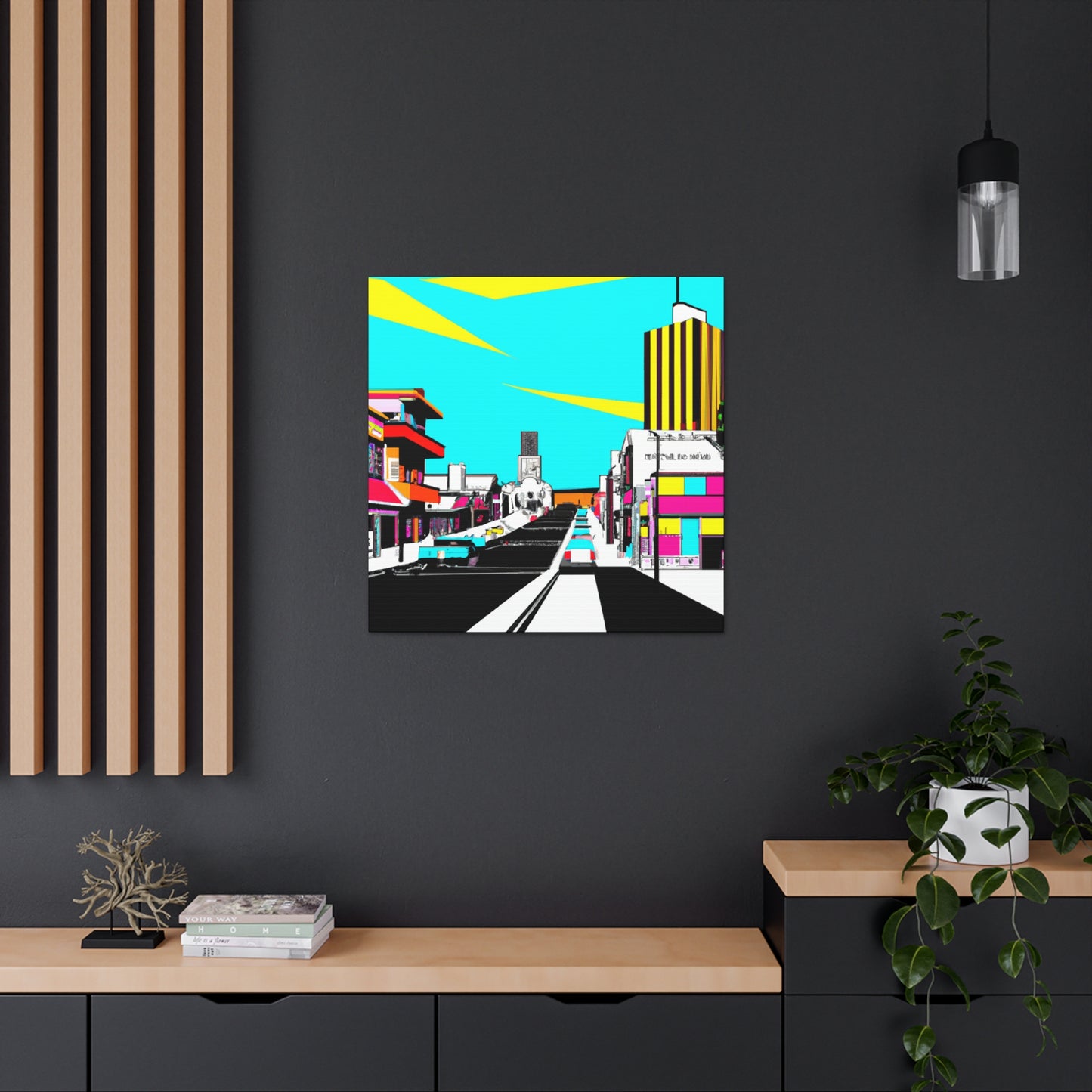 Futuristic Alley - Canvas Pop Art
