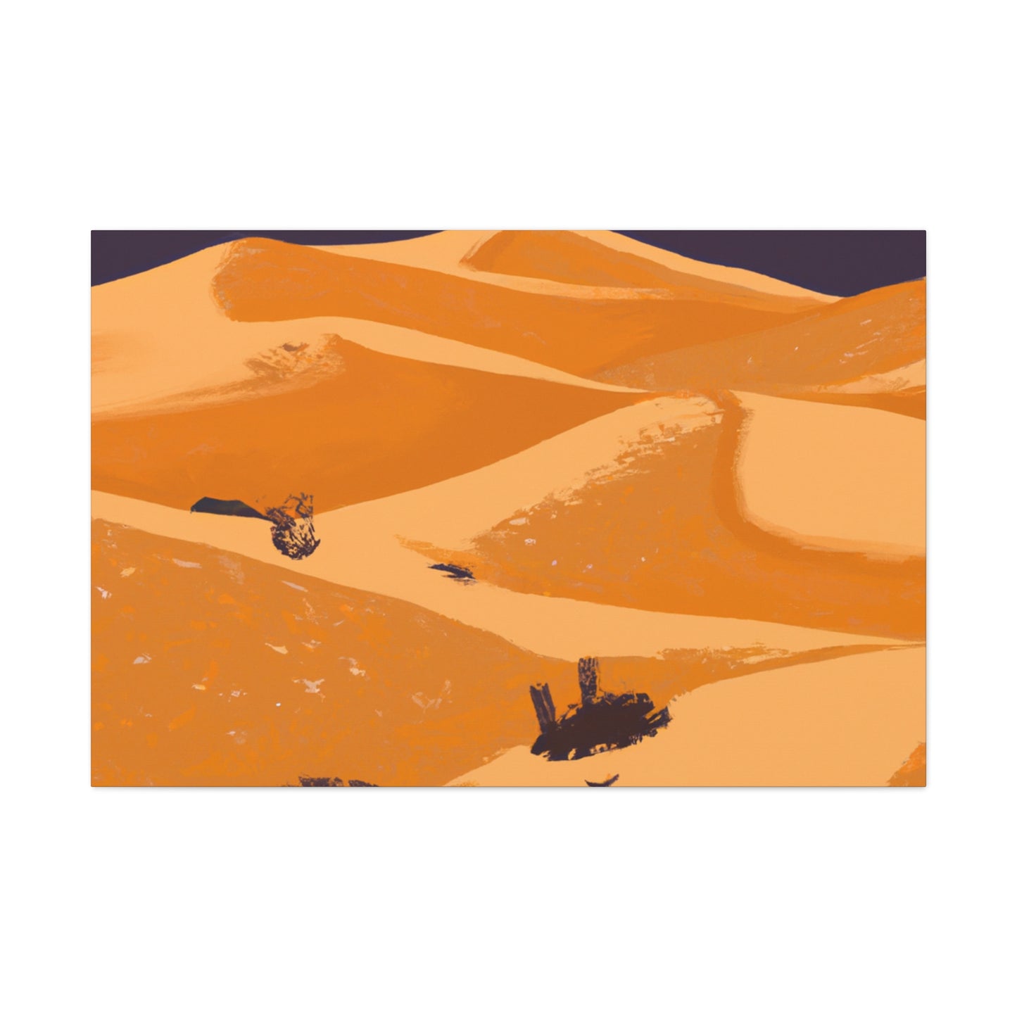 "Retro Reprised - Vintage Contemporary" - Desert Canvas