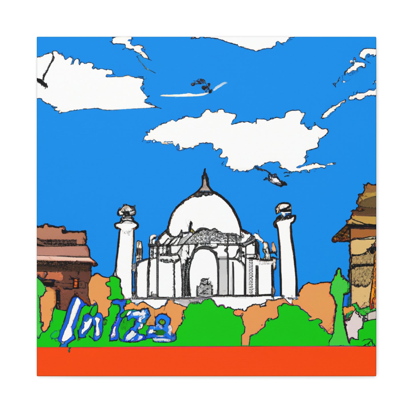 Nalanda - Destination India - Canvas