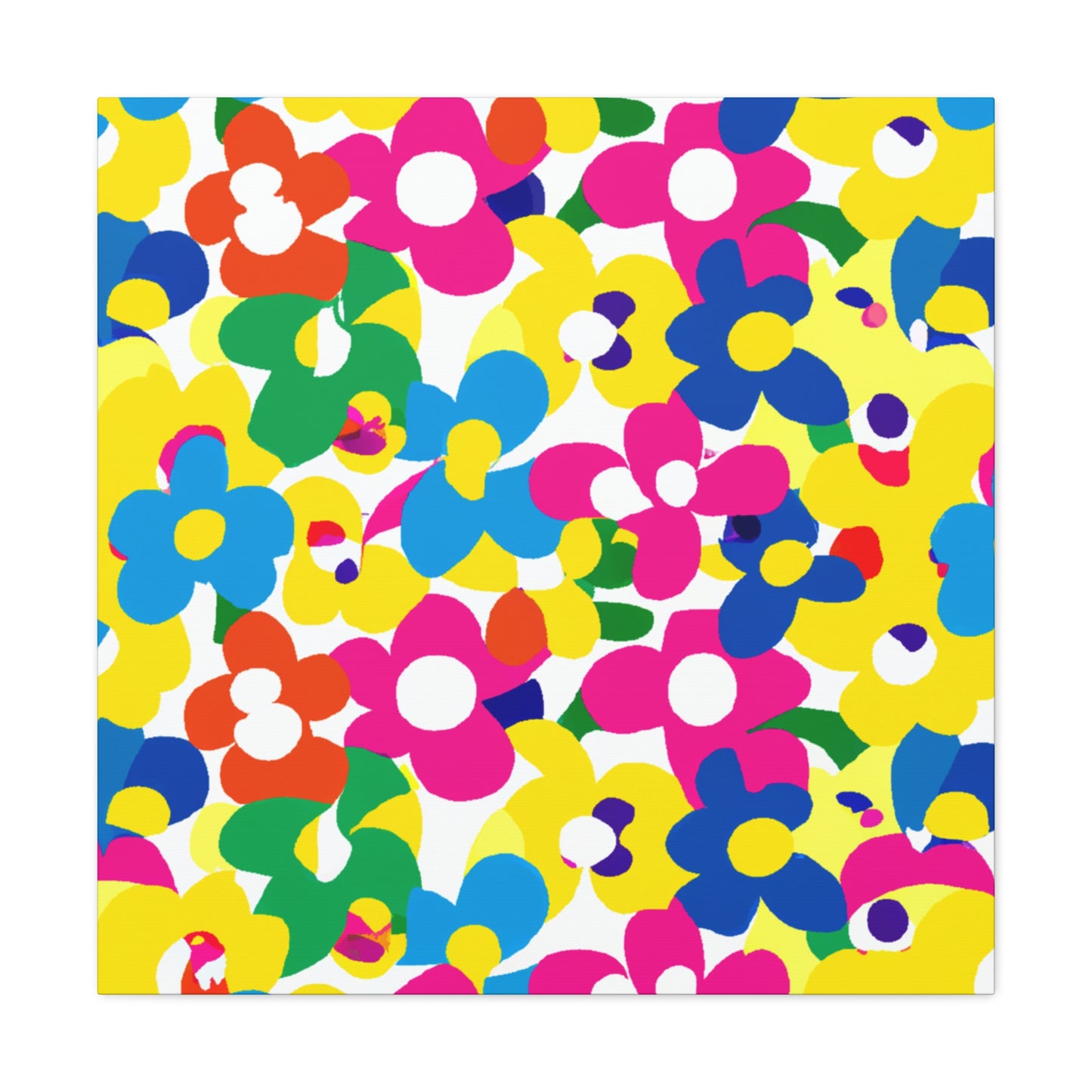 Floral Facets - Floral Canvas