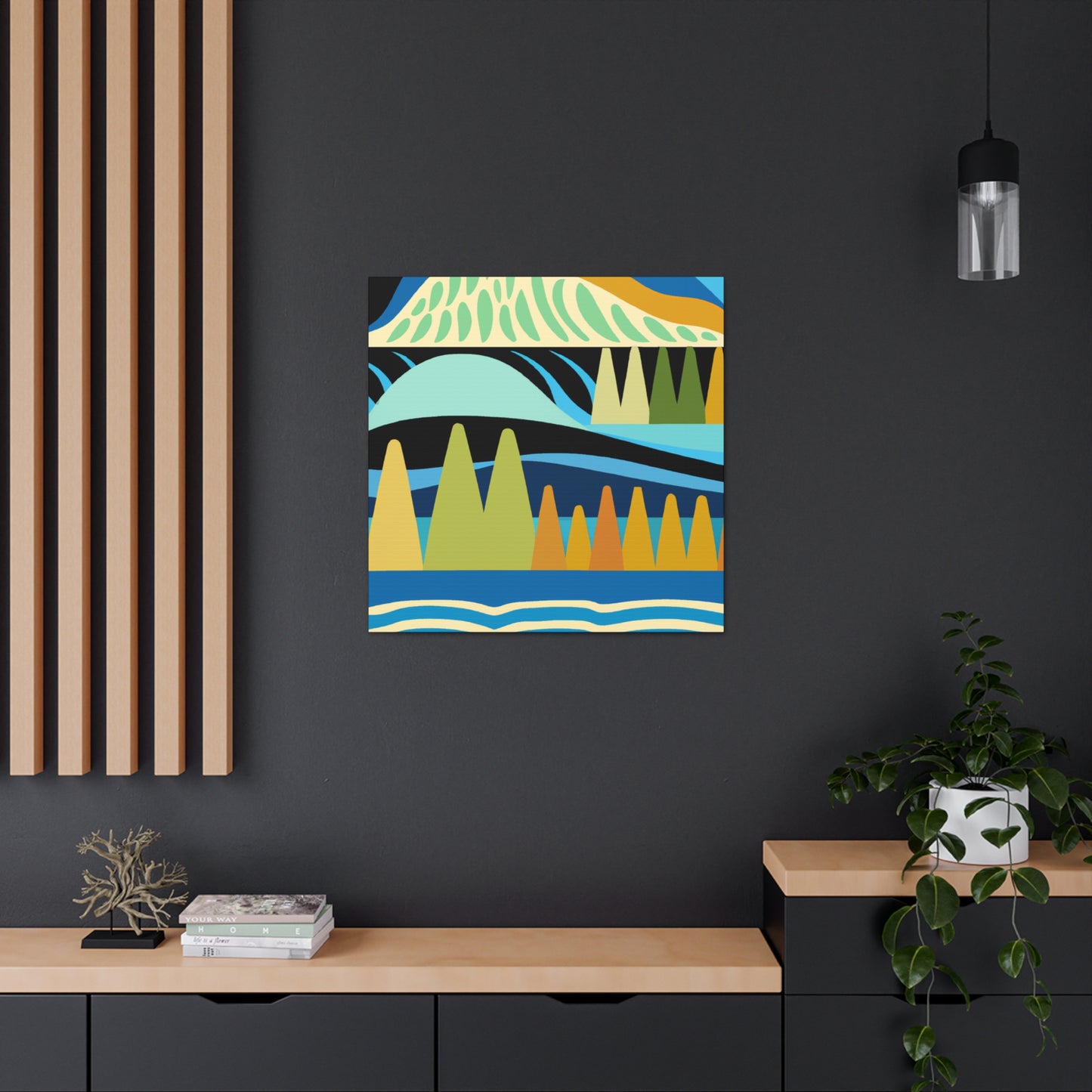 Forrest Play - Midcentury Canvas
