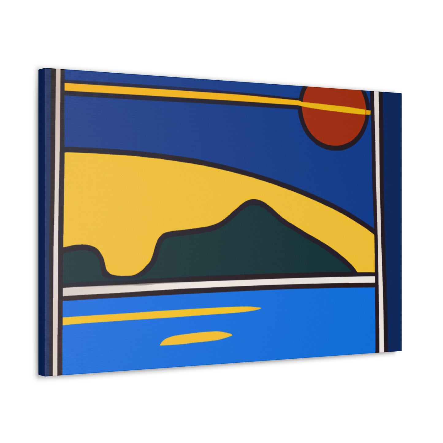 Natures Mirror - Midcentury Canvas