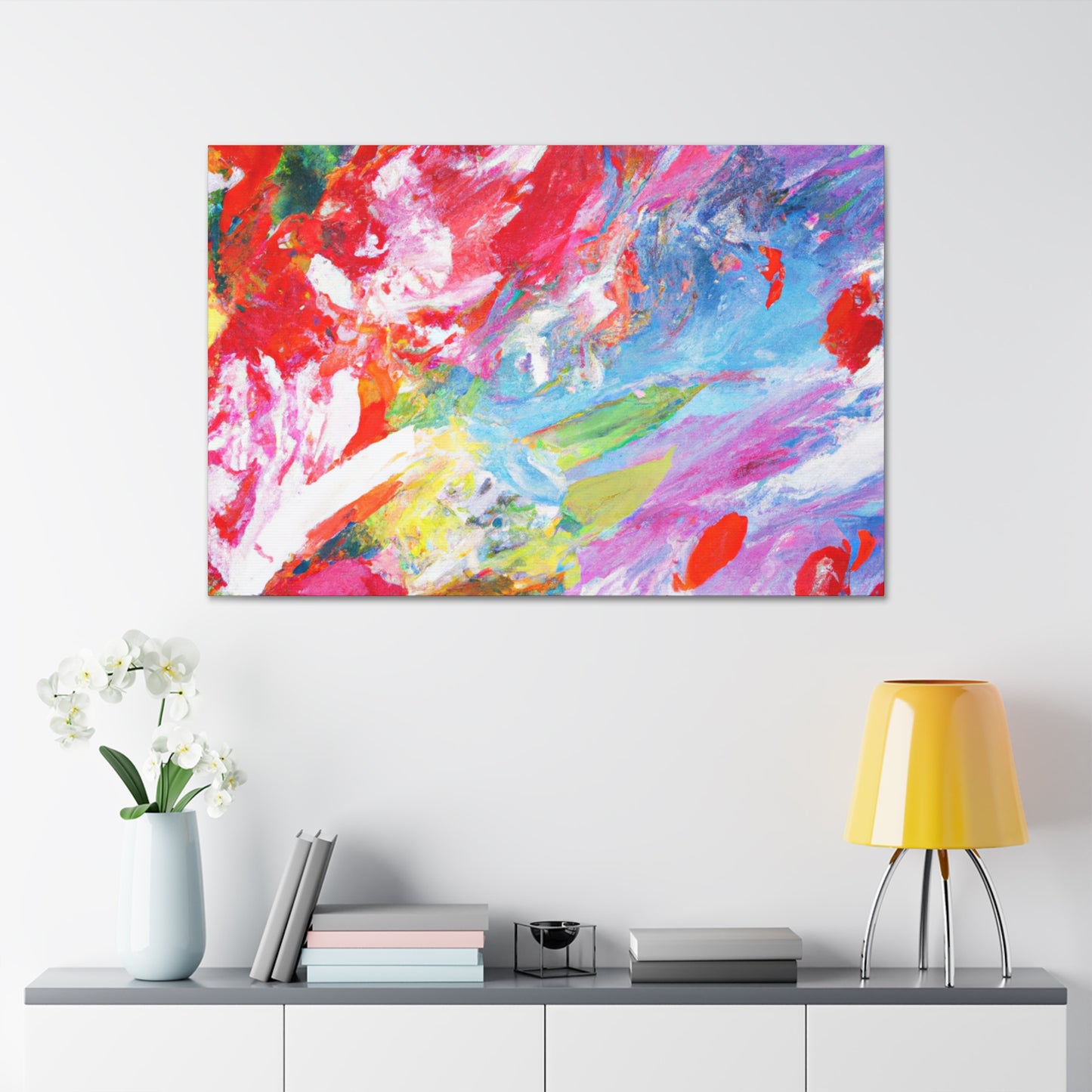 Glittering Horizon - Abstract Canvas