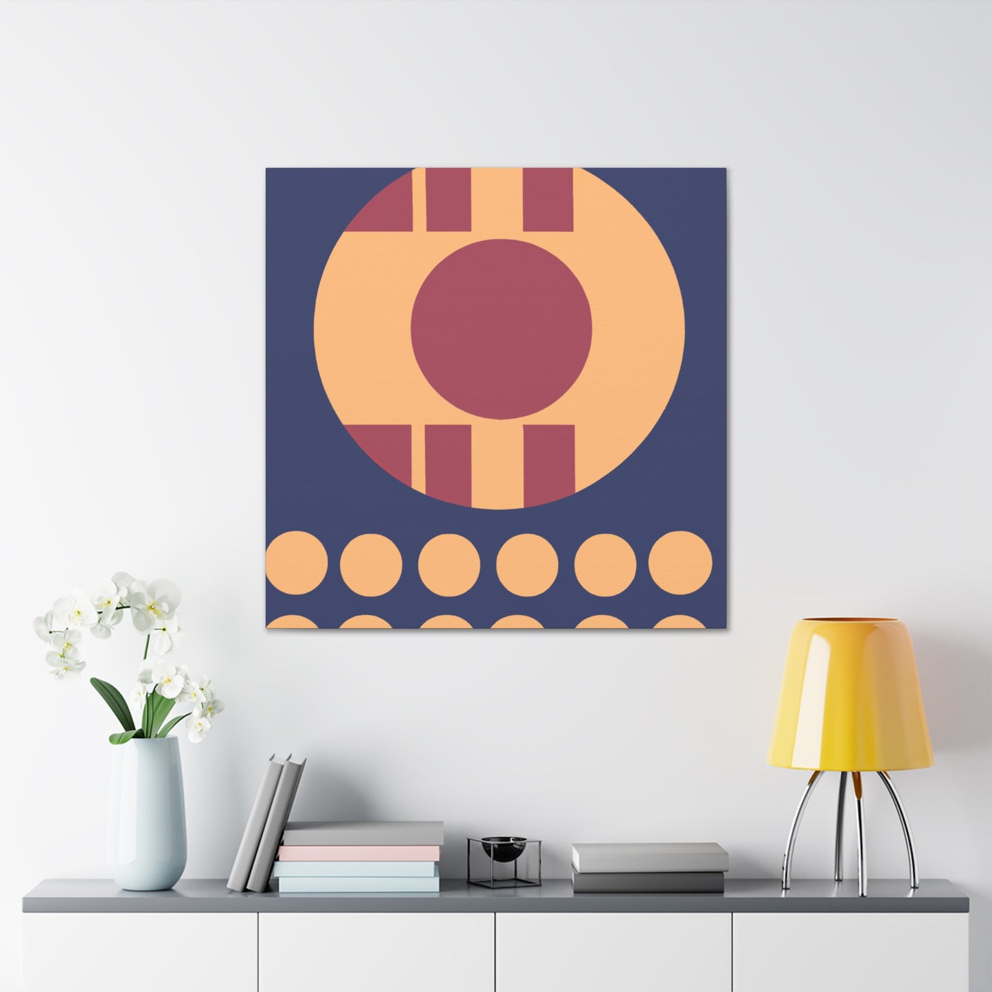 Kaleidoscope Radiance - Midcentury - Canvas