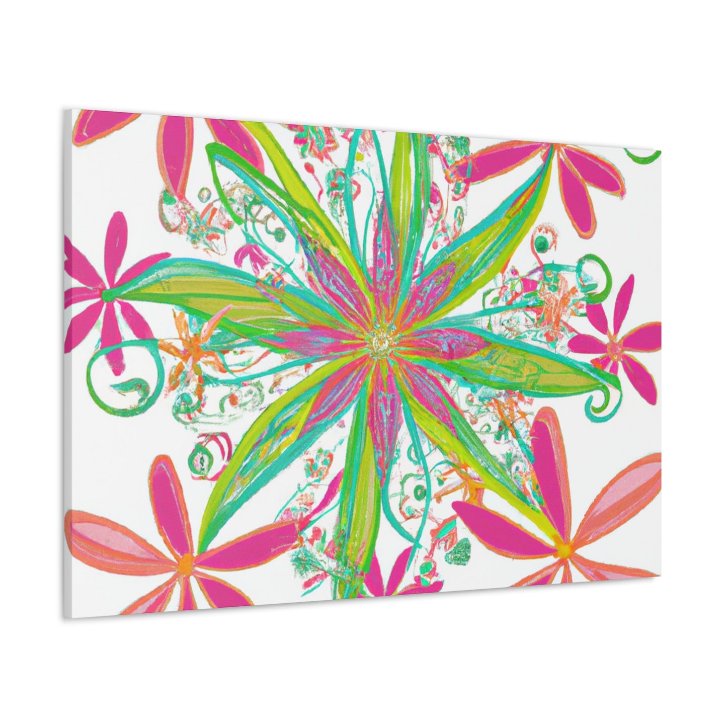 Dahlia Dreaming - Floral - Canvas
