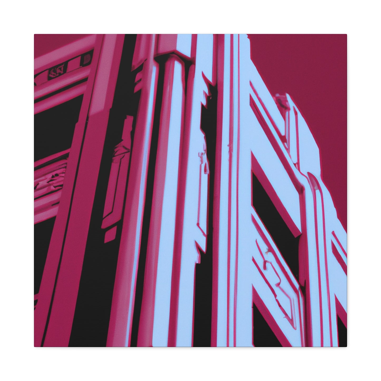 Neo-Deco Revivalism - Architectural Canvas Art Deco