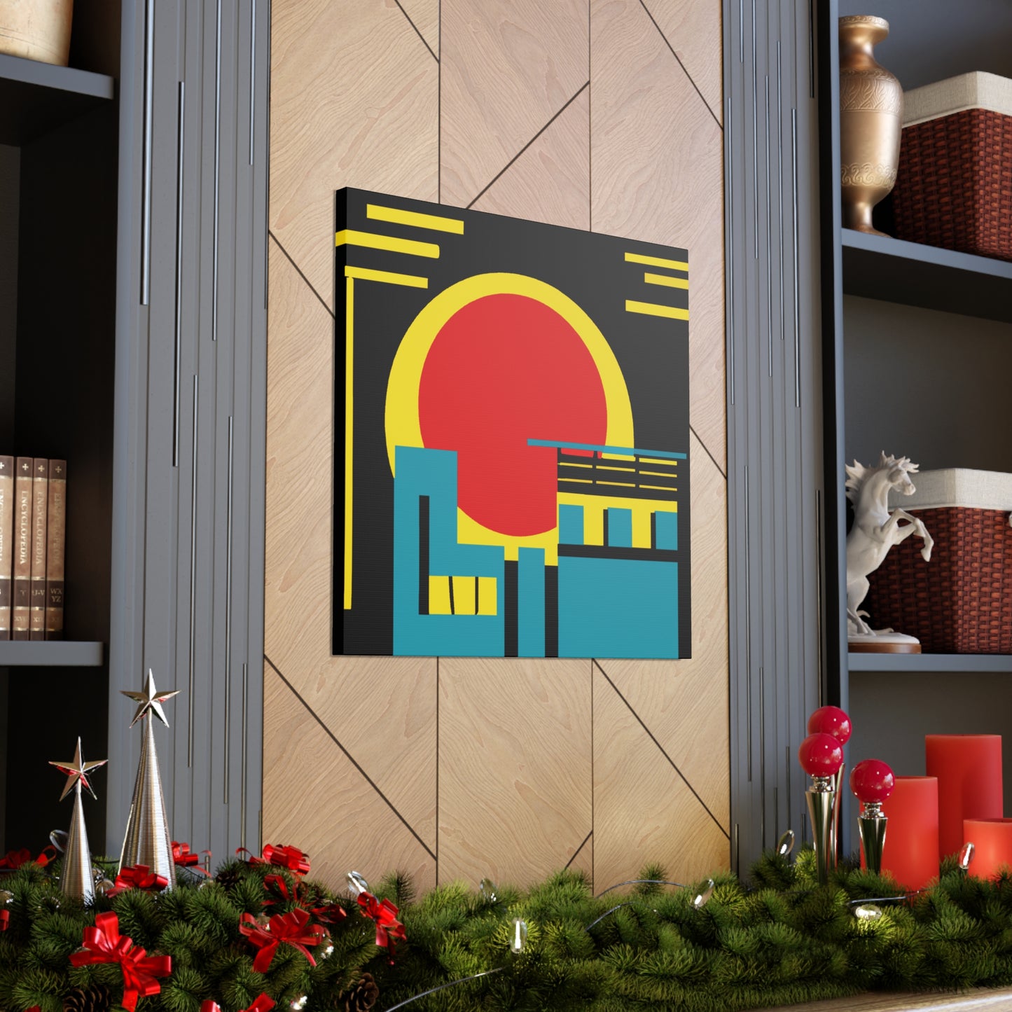 Fireywaddle. - Midcentury Canvas