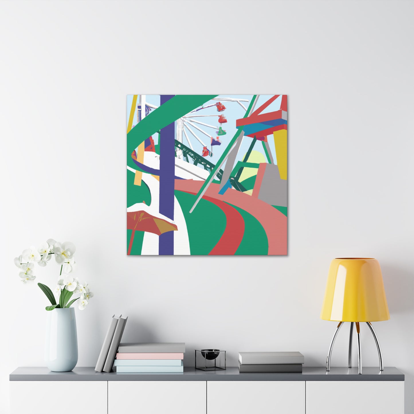 Magical Carousel - Amusement - Canvas