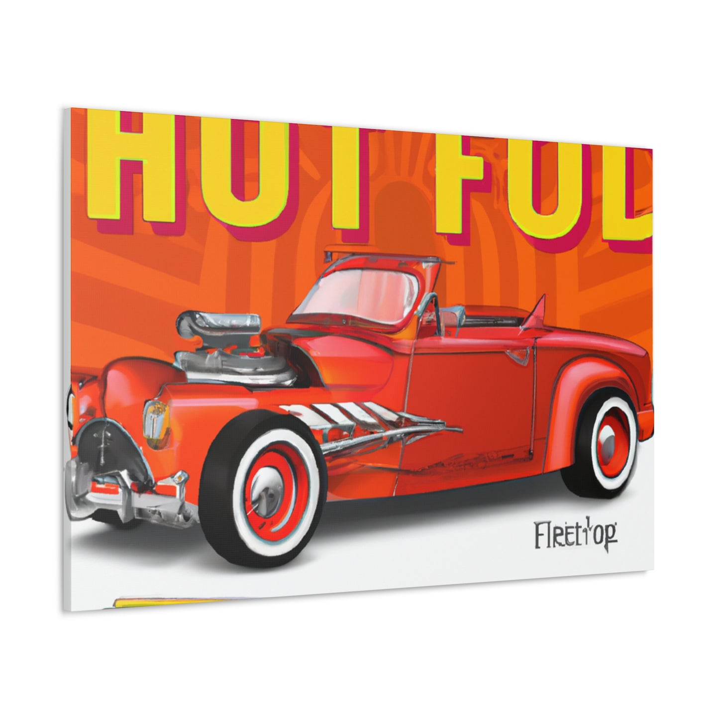 Turbo Grayhound - Automobile - Canvas
