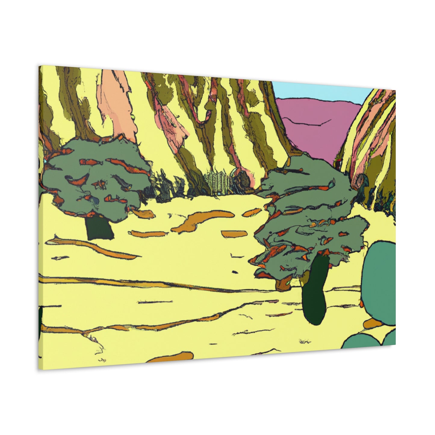 Dusty Mirage-Landscape - Canvas
