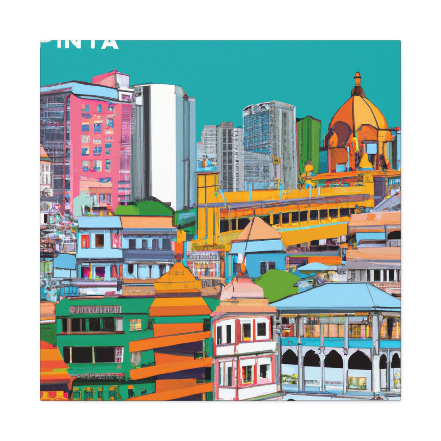 Mysore - Destination India - Canvas