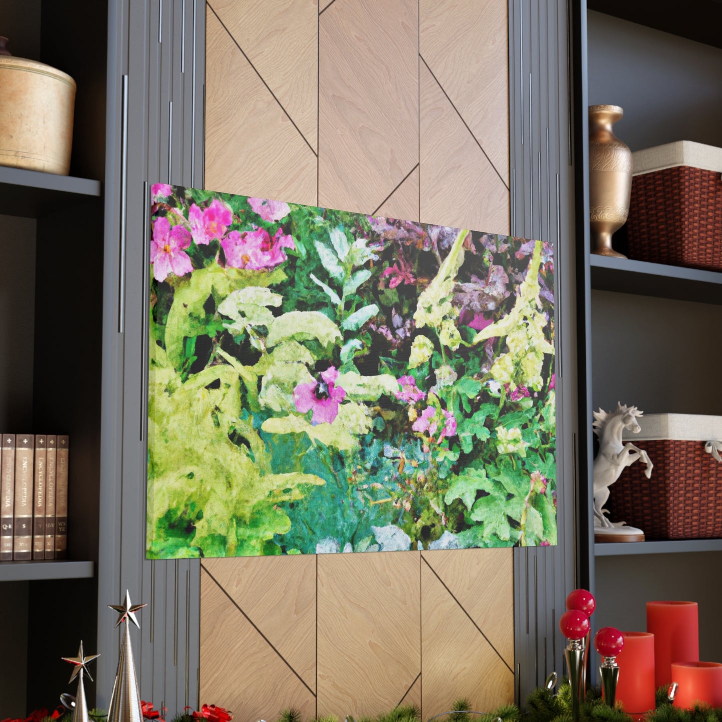 Blooming Garden Splendor. - Floral Canvas