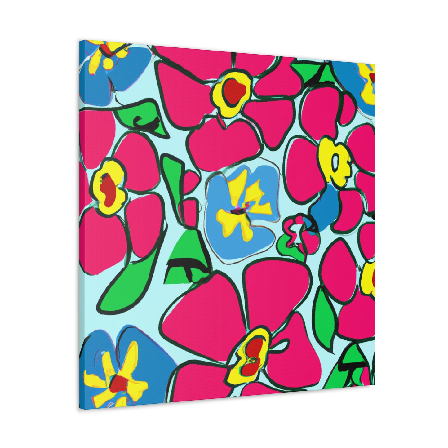 Rainbowdance - Floral - Canvas