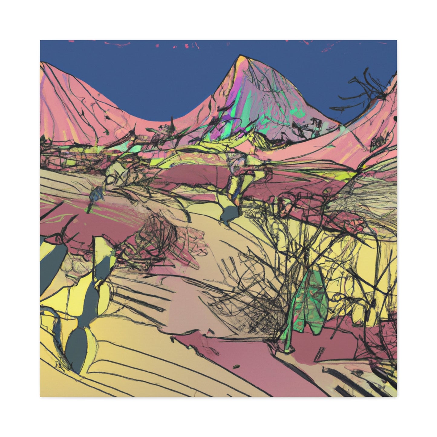 Scorching Sands Landscape - Canvas - Desert