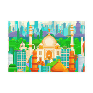 Indiastine - Destination India - Canvas
