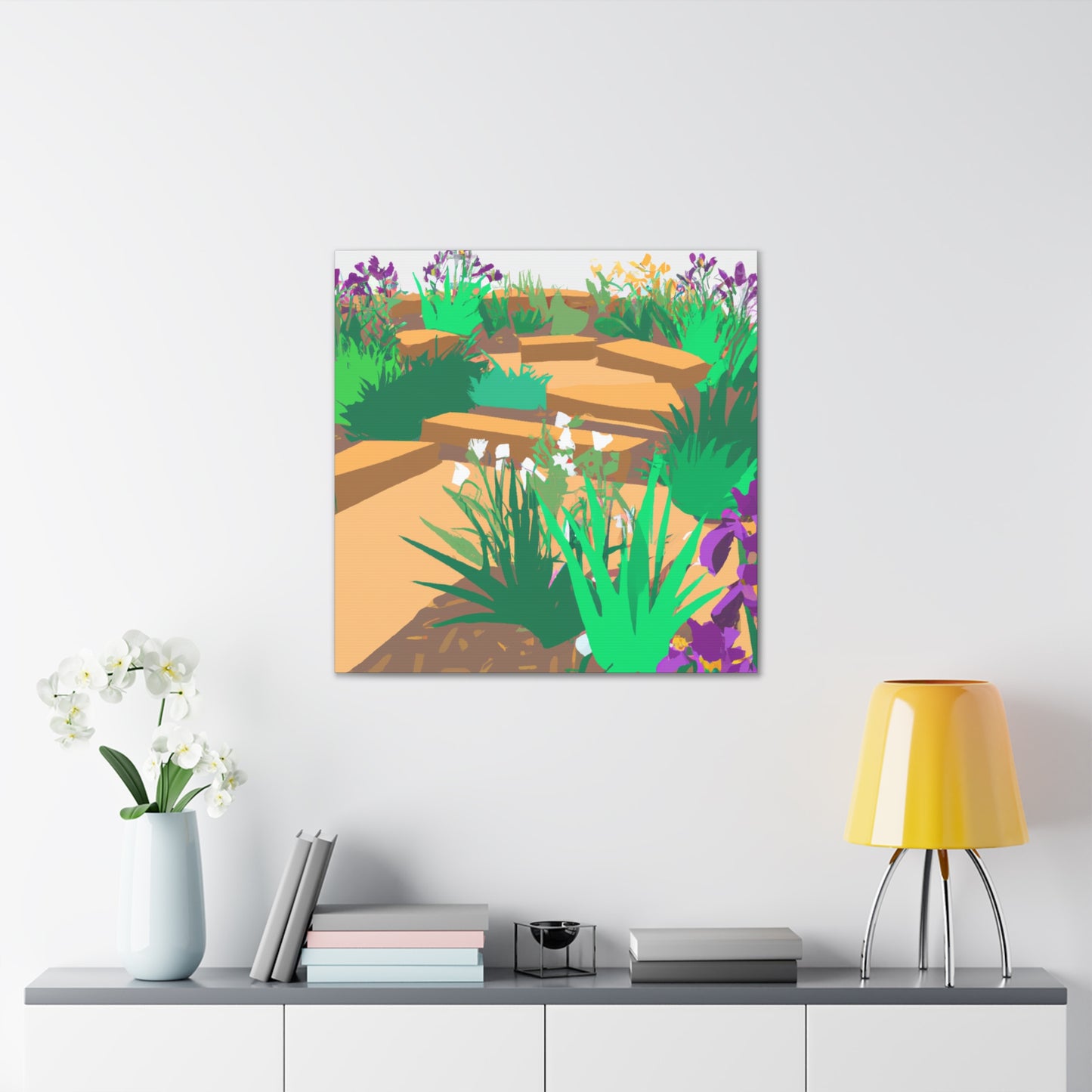 Zenflower Landscape - Canvas