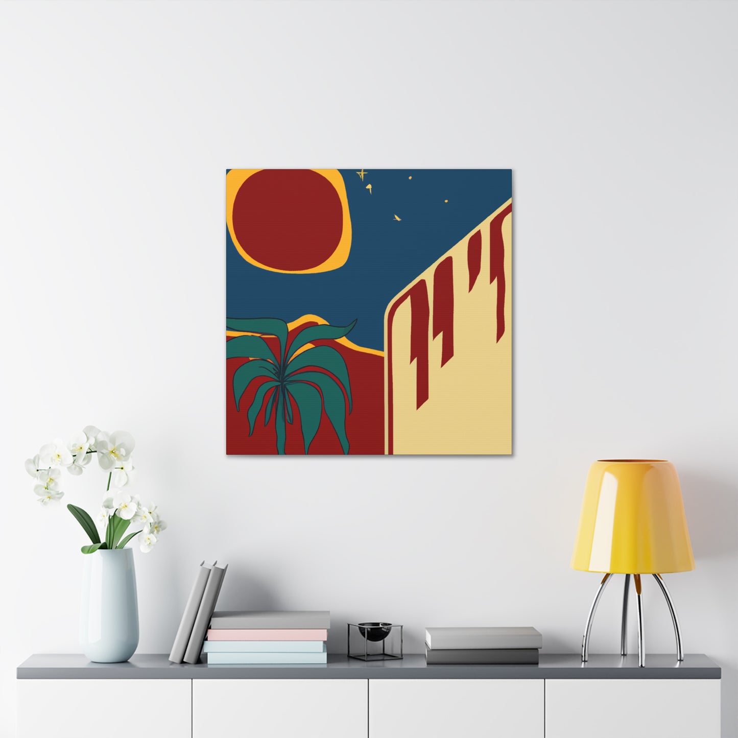 Floppy Pouncer - Midcentury Canvas