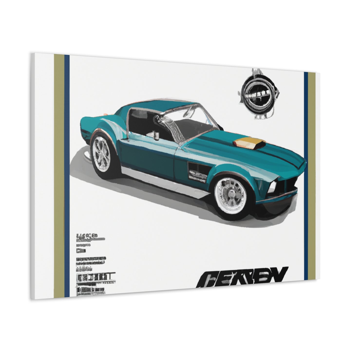 Firebolt - Automobile - Canvas