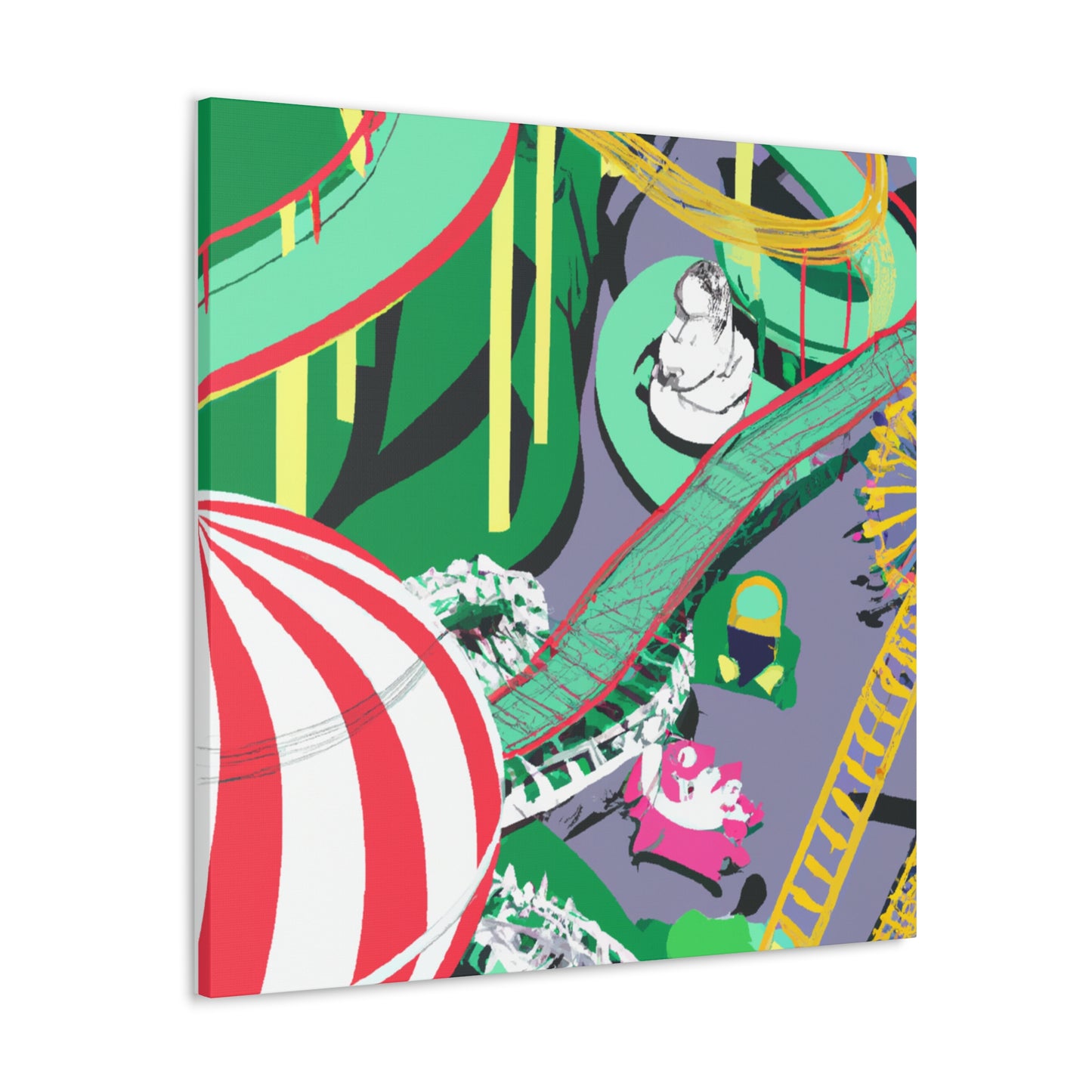 Rhino Rampage - Amusement - Canvas