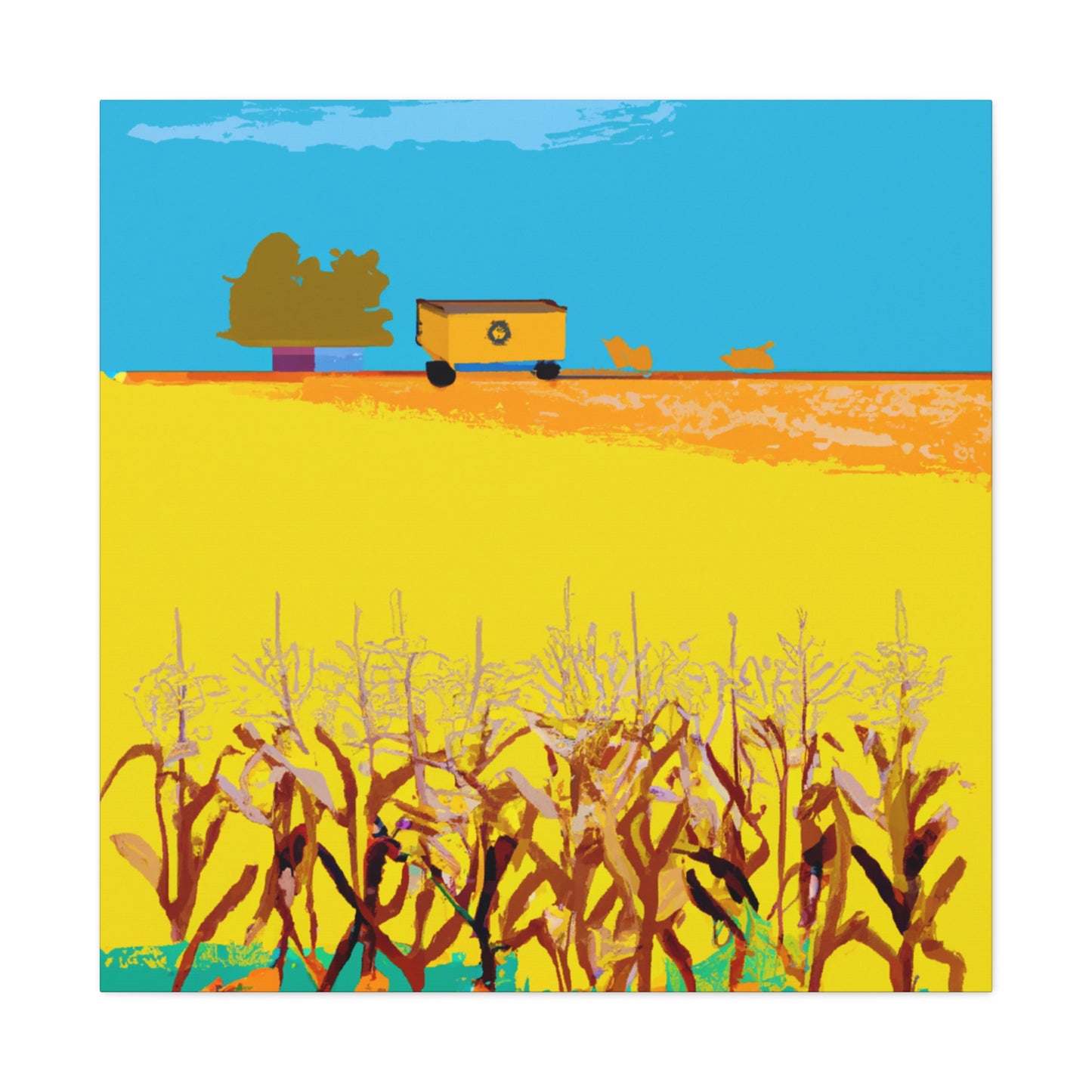 Wheat Fields - Farm - Canvas
