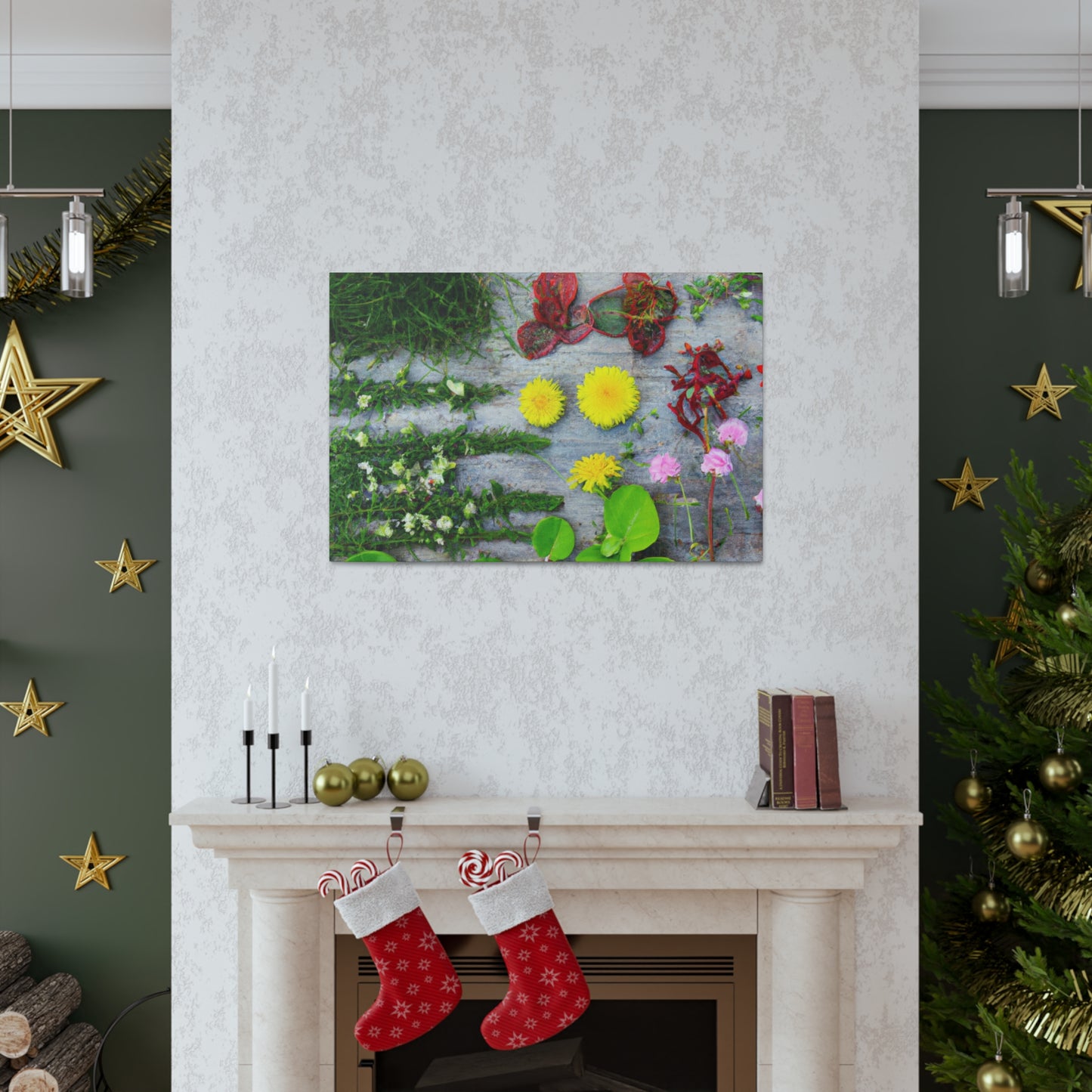 "Garden Glimmer" - Canvas - Floral