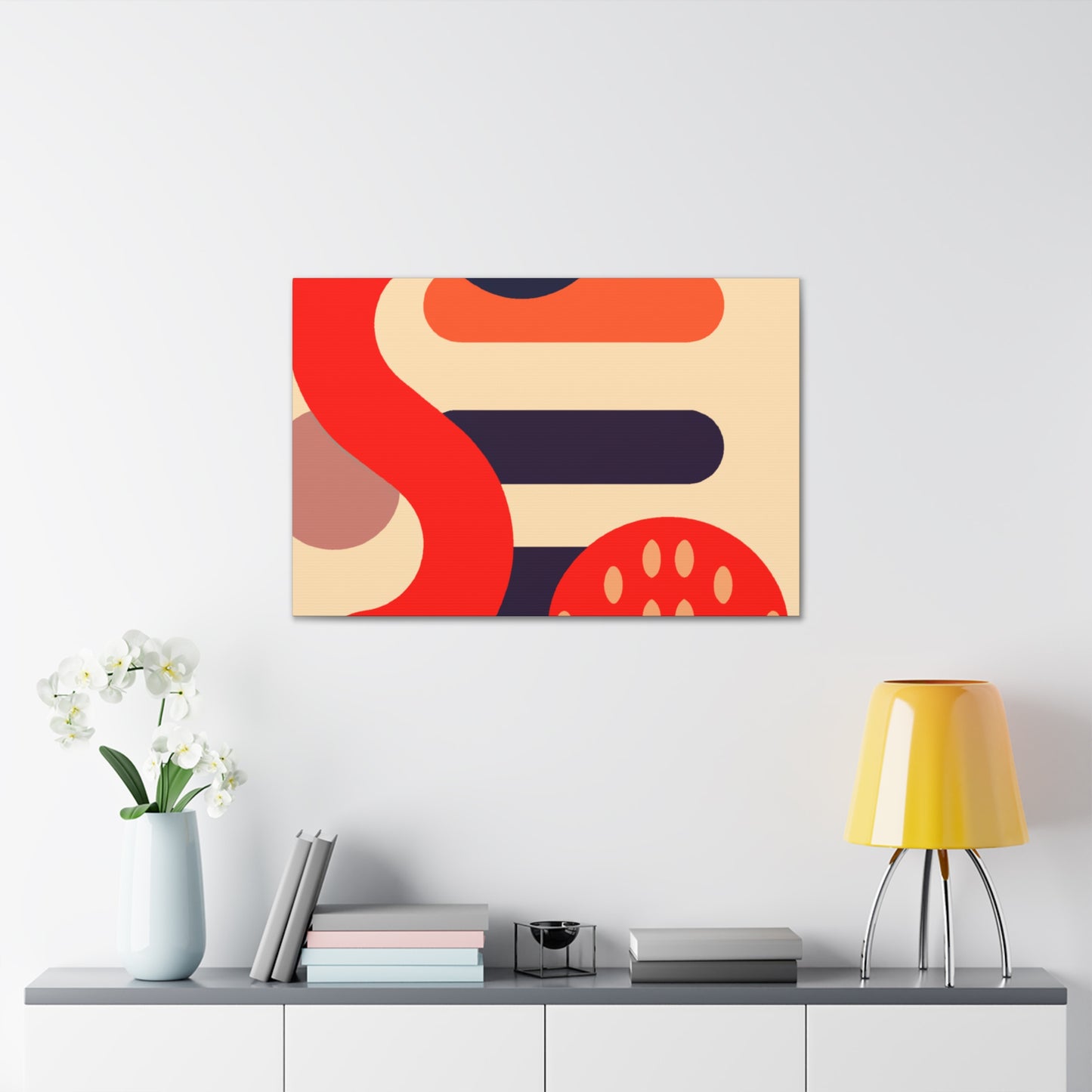 Urban Paradise - Midcentury - Canvas