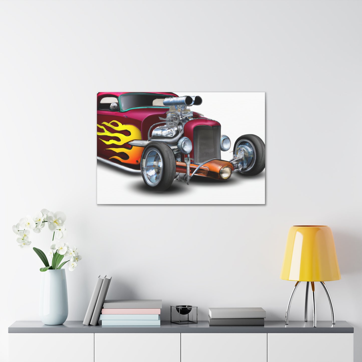 Retro Burner - Automobile - Canvas