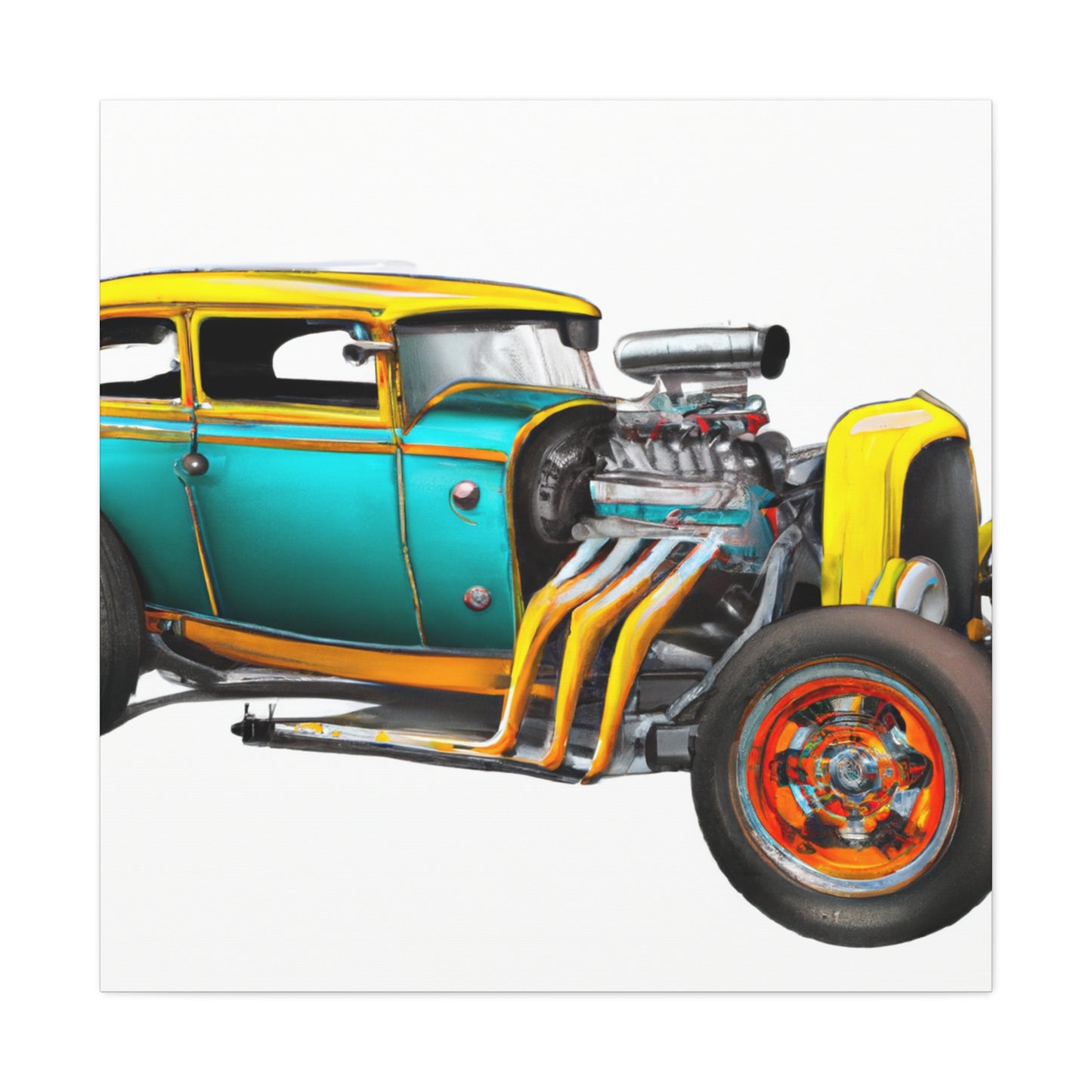 Hot Rod Junker - Automobile - Canvas