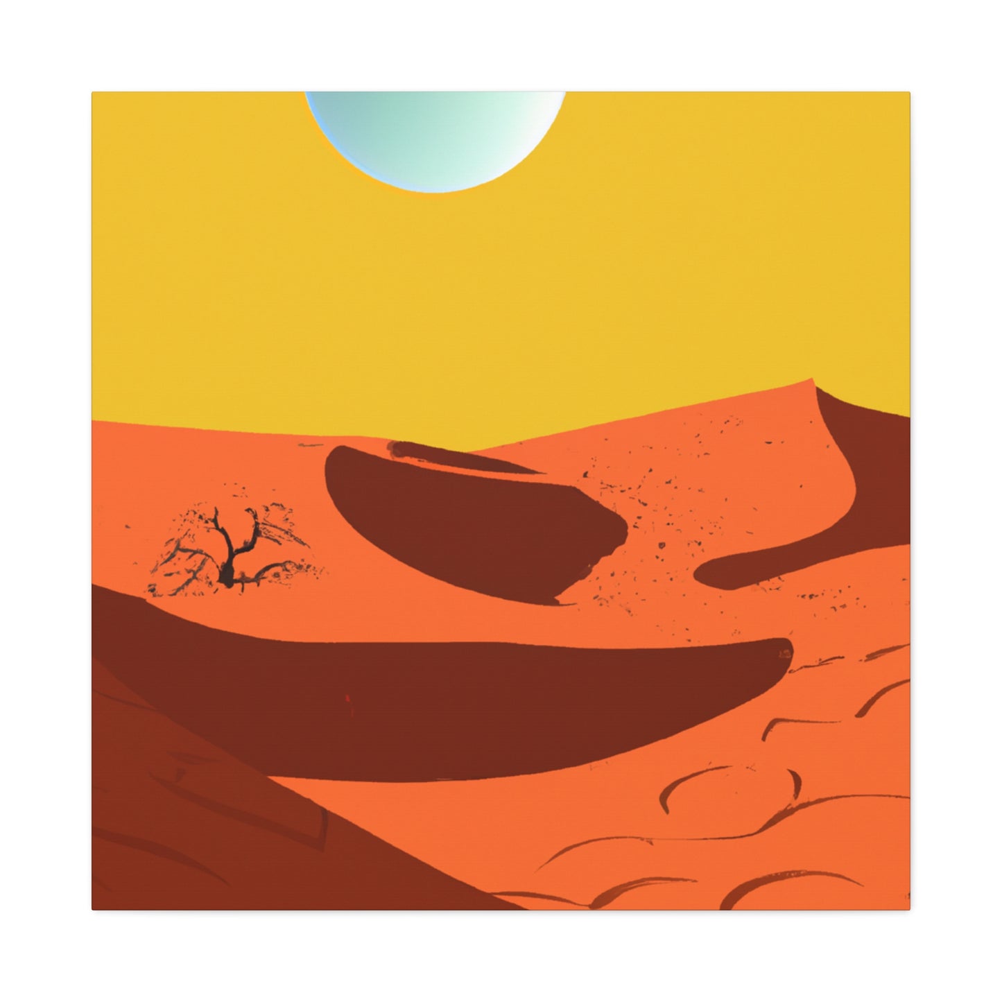 Retro Revival - Vintage Contempoary - Desert - Canvas