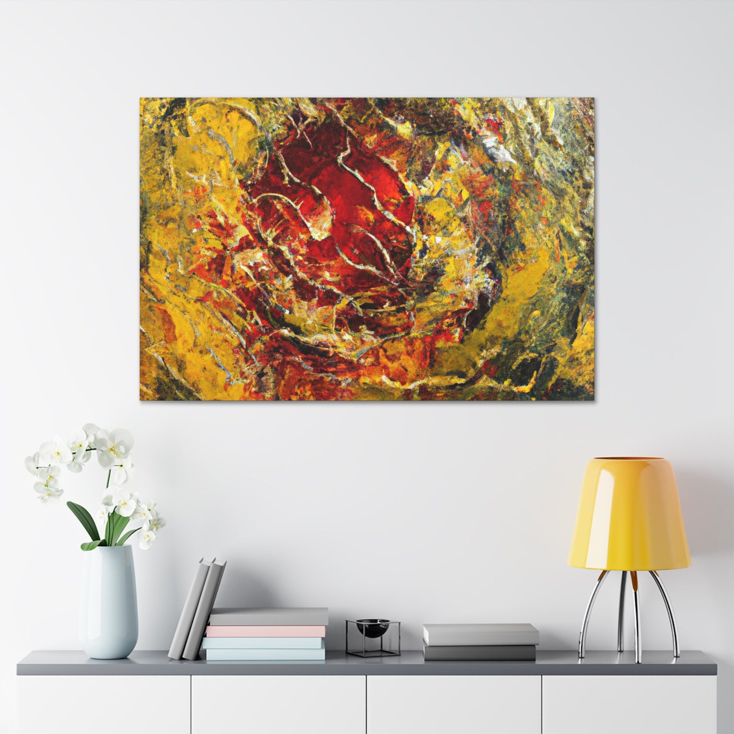 Volcano - Abstract Canvas