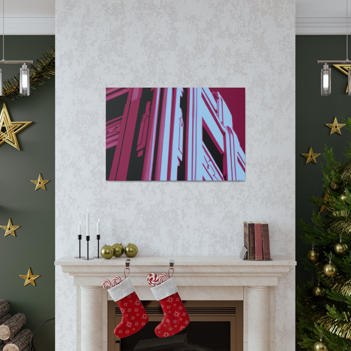 Neo-Deco Revivalism - Architectural Canvas Art Deco