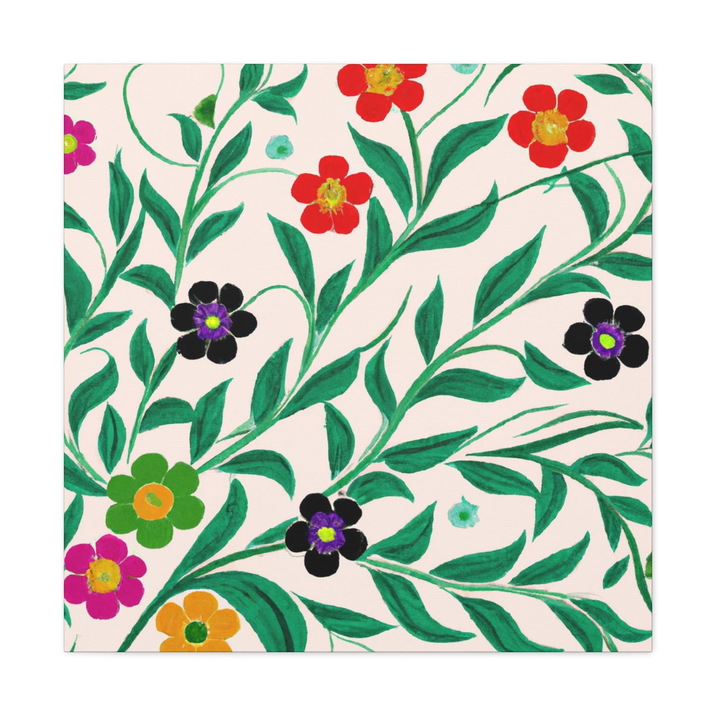 Poiseon - Floral - Canvas