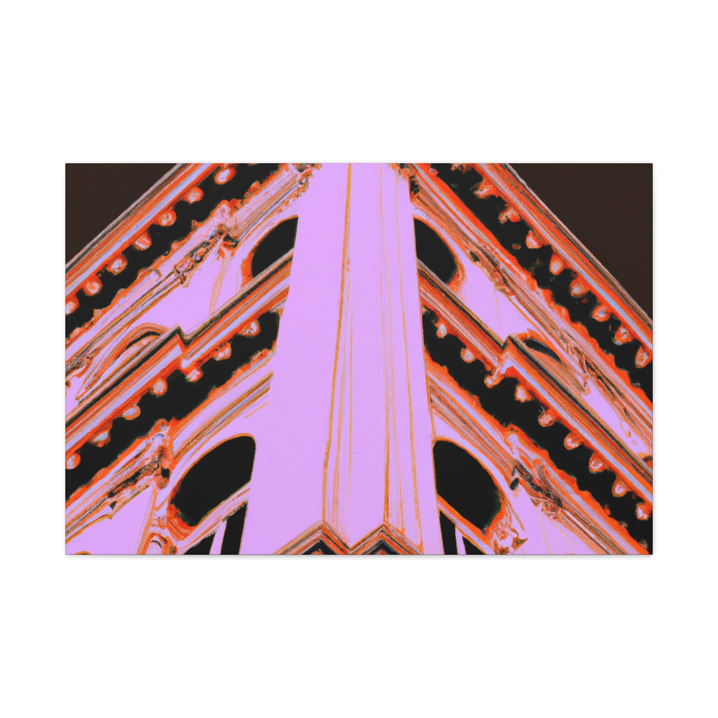 Gilded Metropolis: Exploring Art Deco Architectural - Canvas