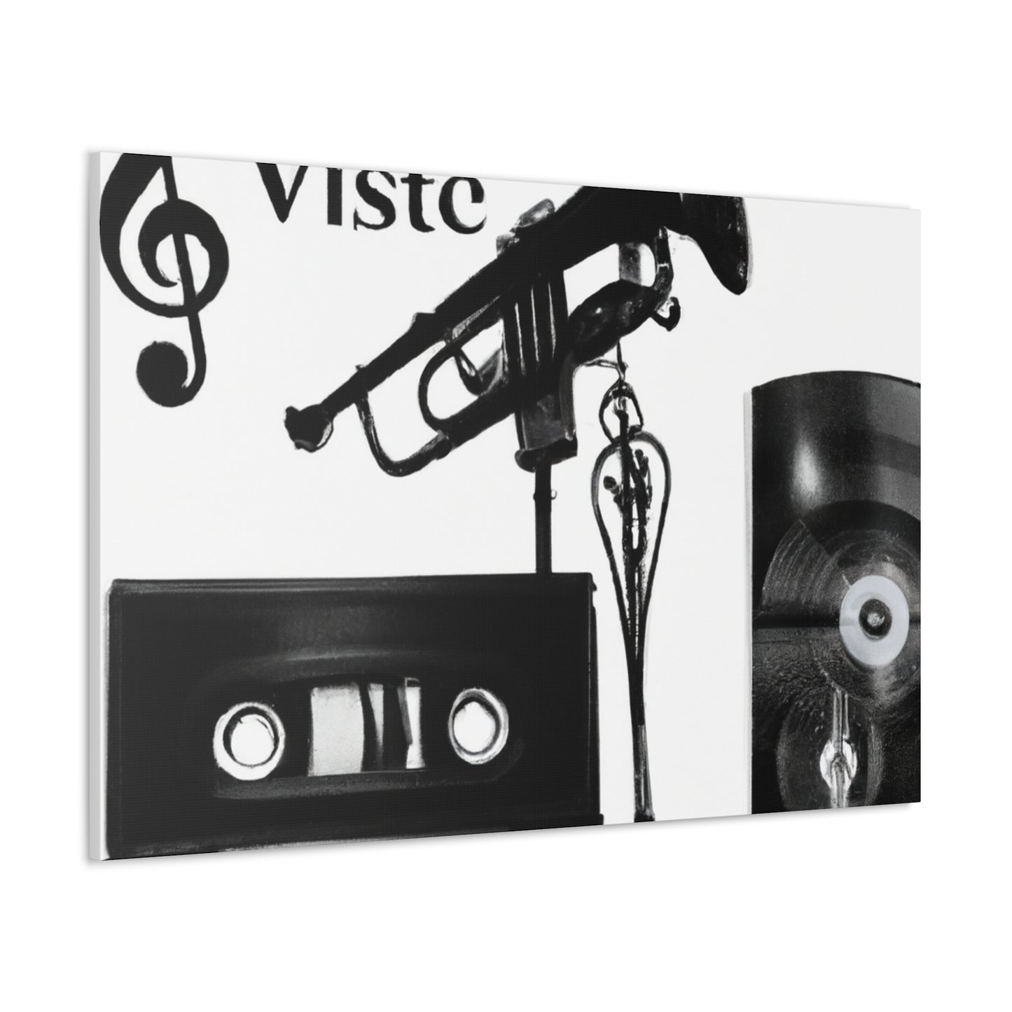 Viste Set - Retro Music and Film Canvas