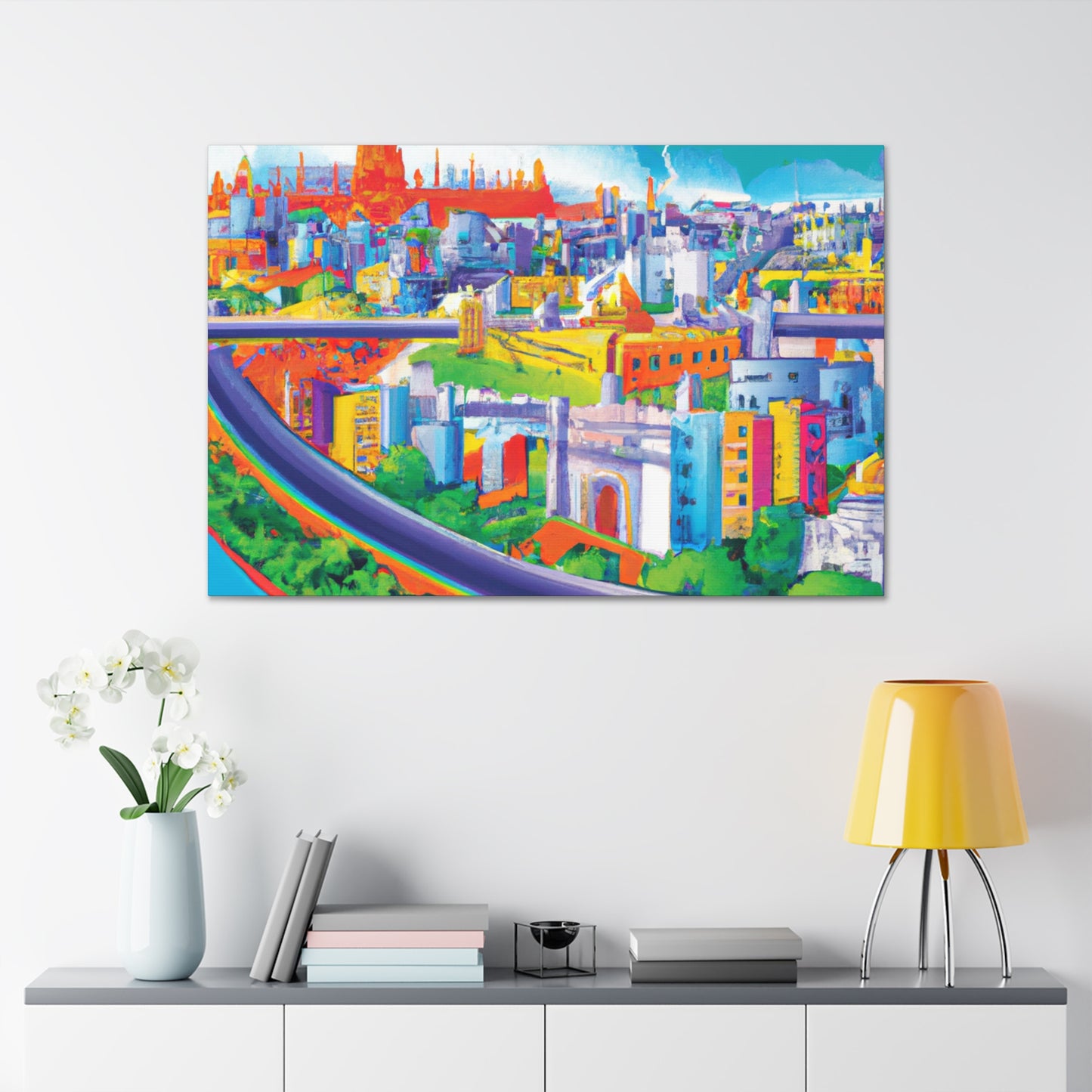Kaleidoscope of Colors - Destination India - Canvas