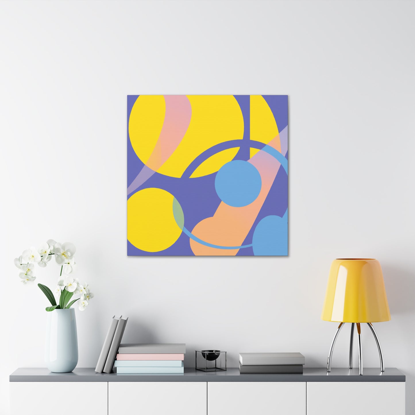 Geometric Escape - Midcentury - Canvas