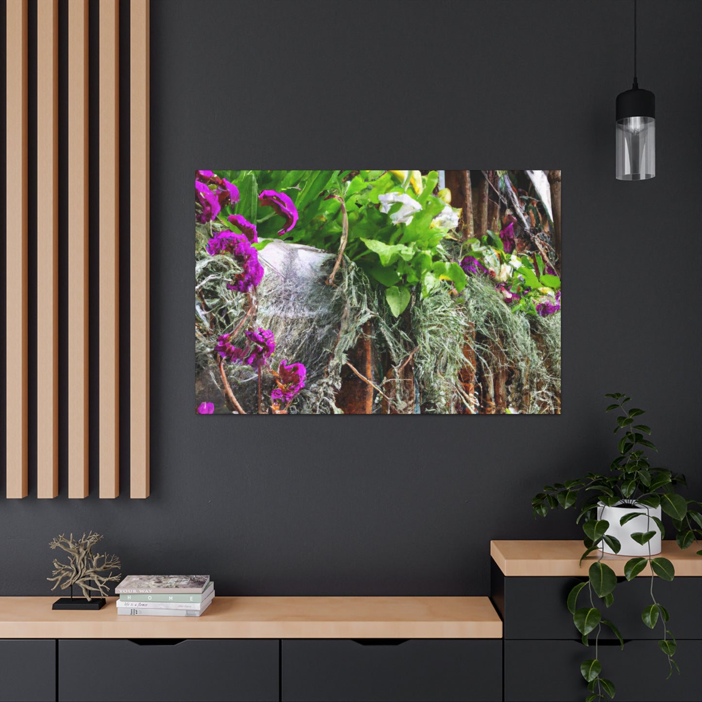 "Garden of Abundance" - Floral Canvas