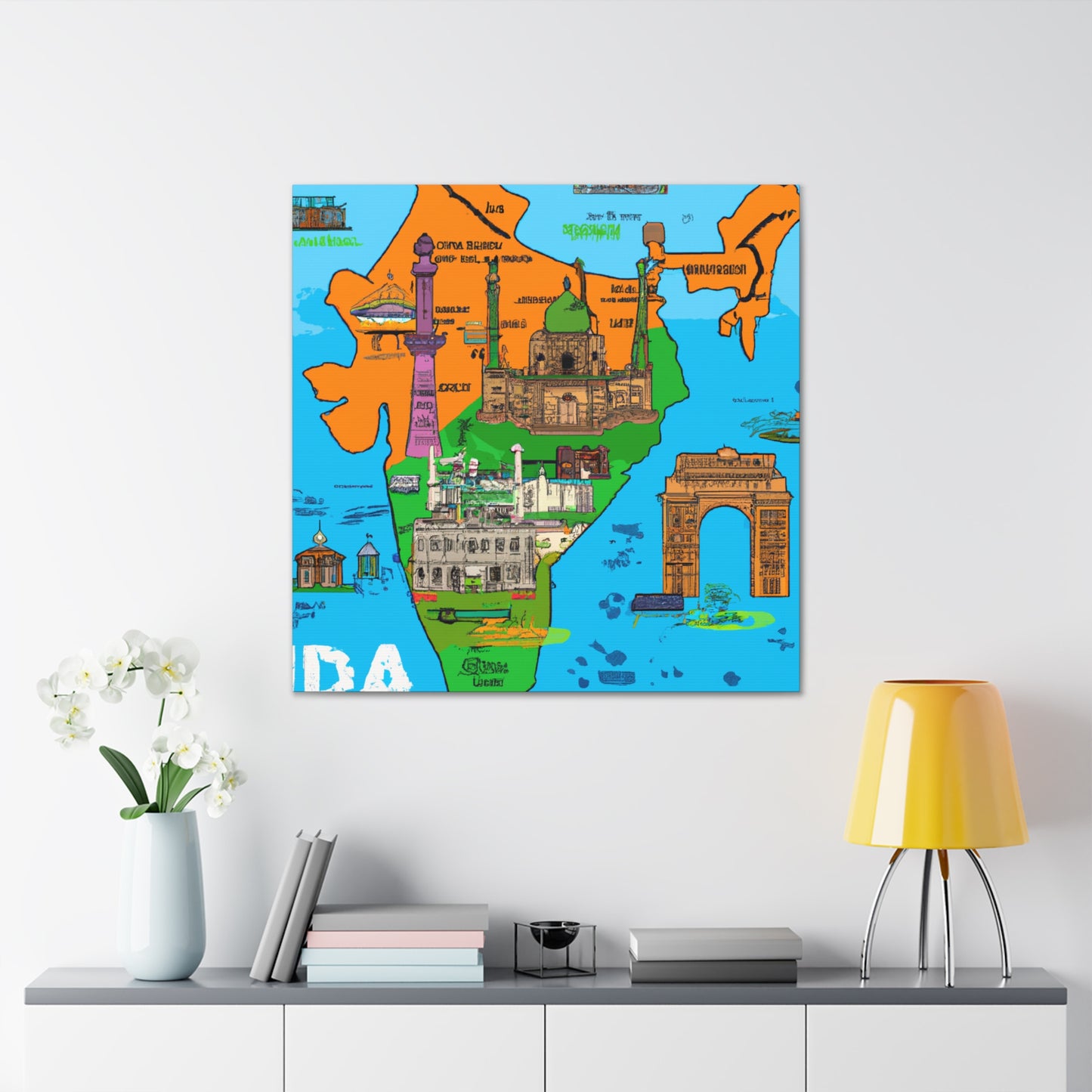 Aspiration - Destination India - Canvas