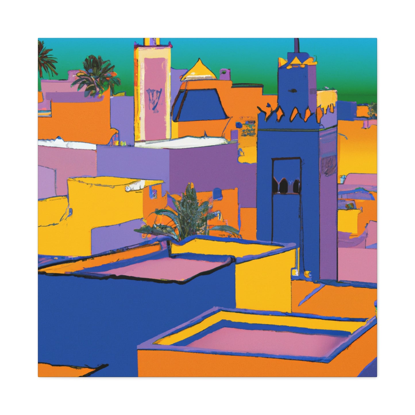 Ali Mustafa - Morraco - Canvas