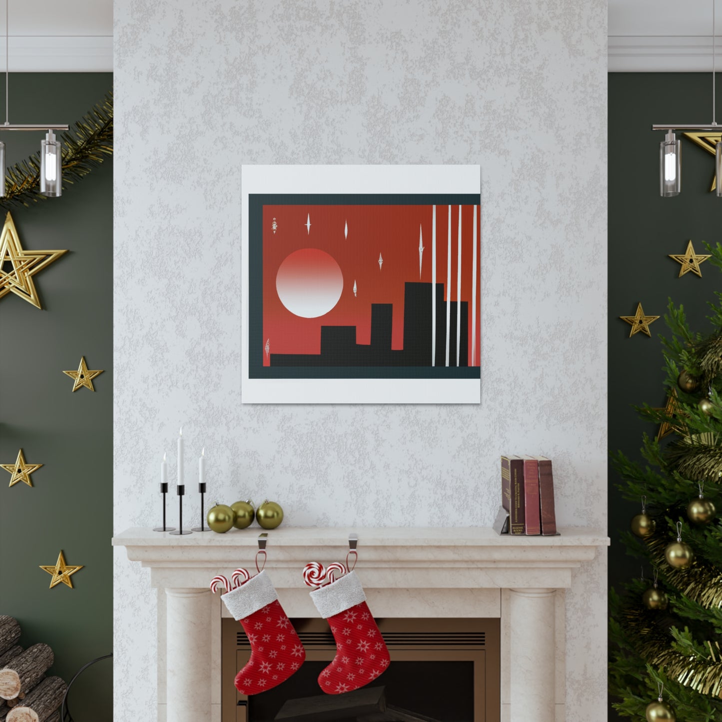 City Of Dreams - Midcentury Canvas