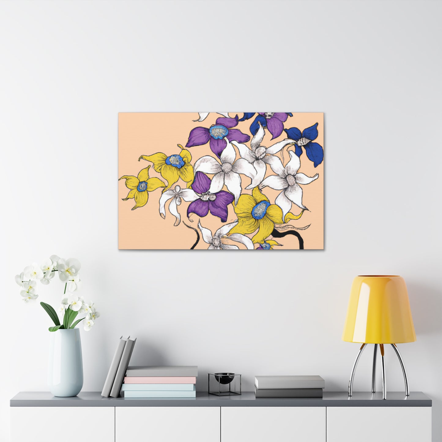 Rosalie - Floral - Canvas