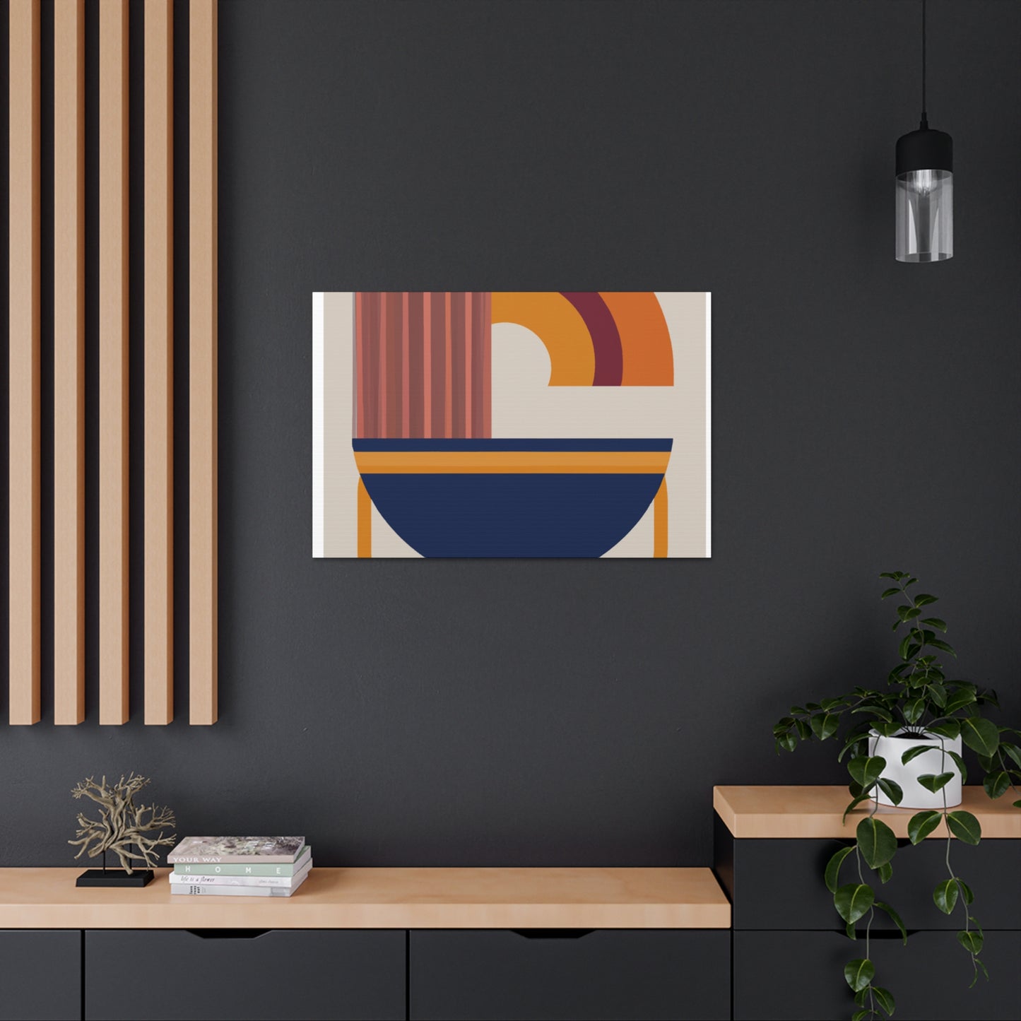 Fluffy Spikesquirrel - Midcentury Canvas
