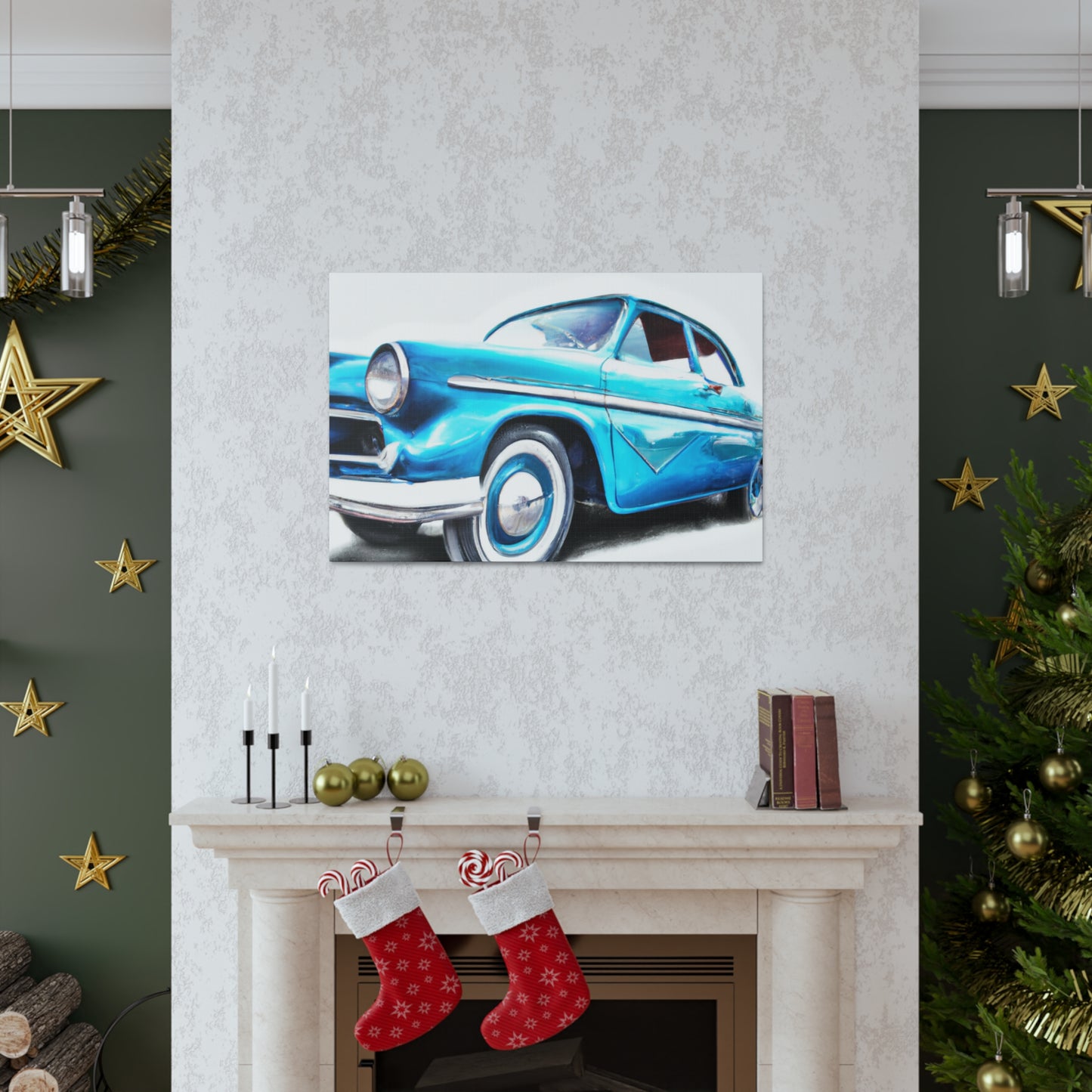 Old Bluey- Automobile Canvas