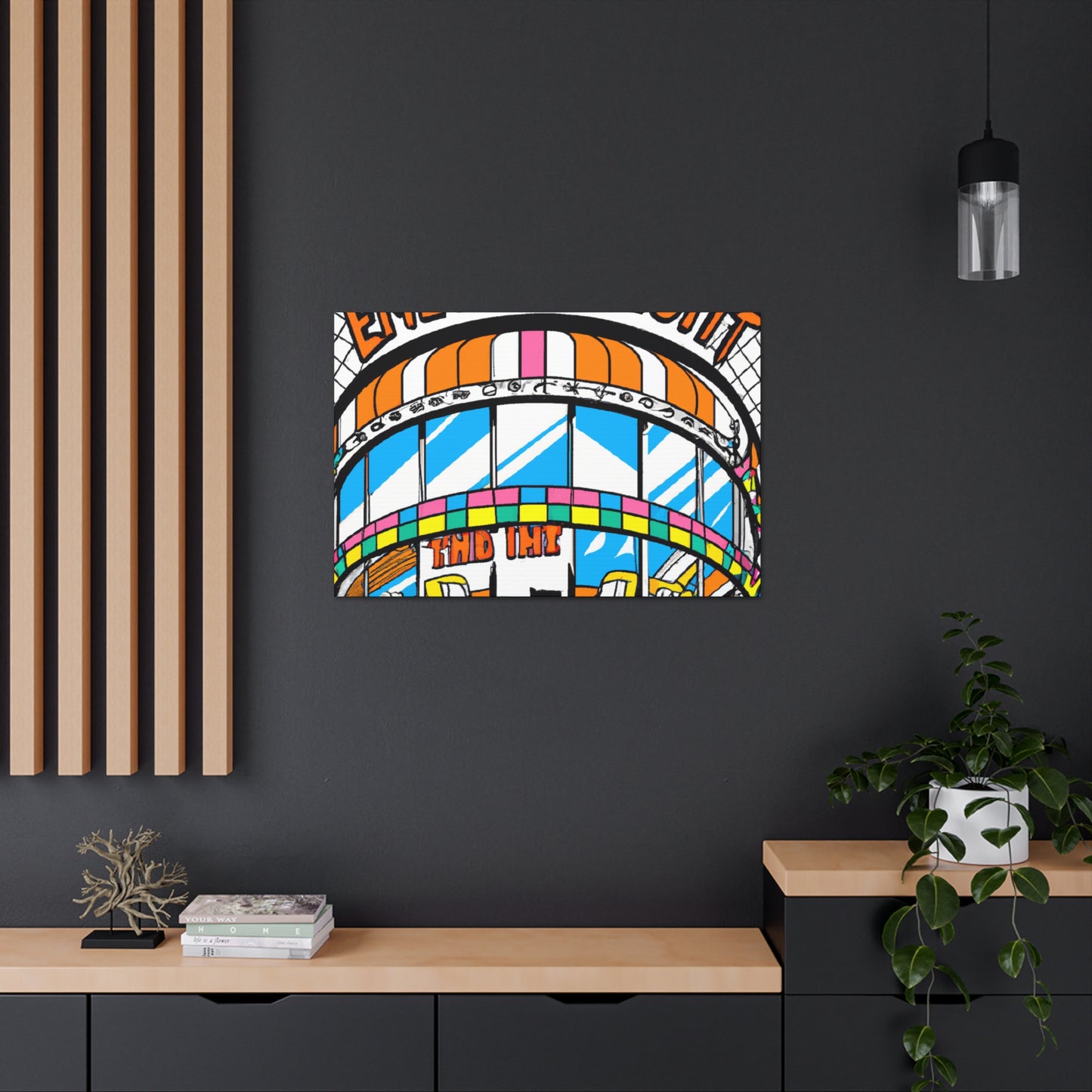 Frolic & Flourish Center - Canvas - Pop Art