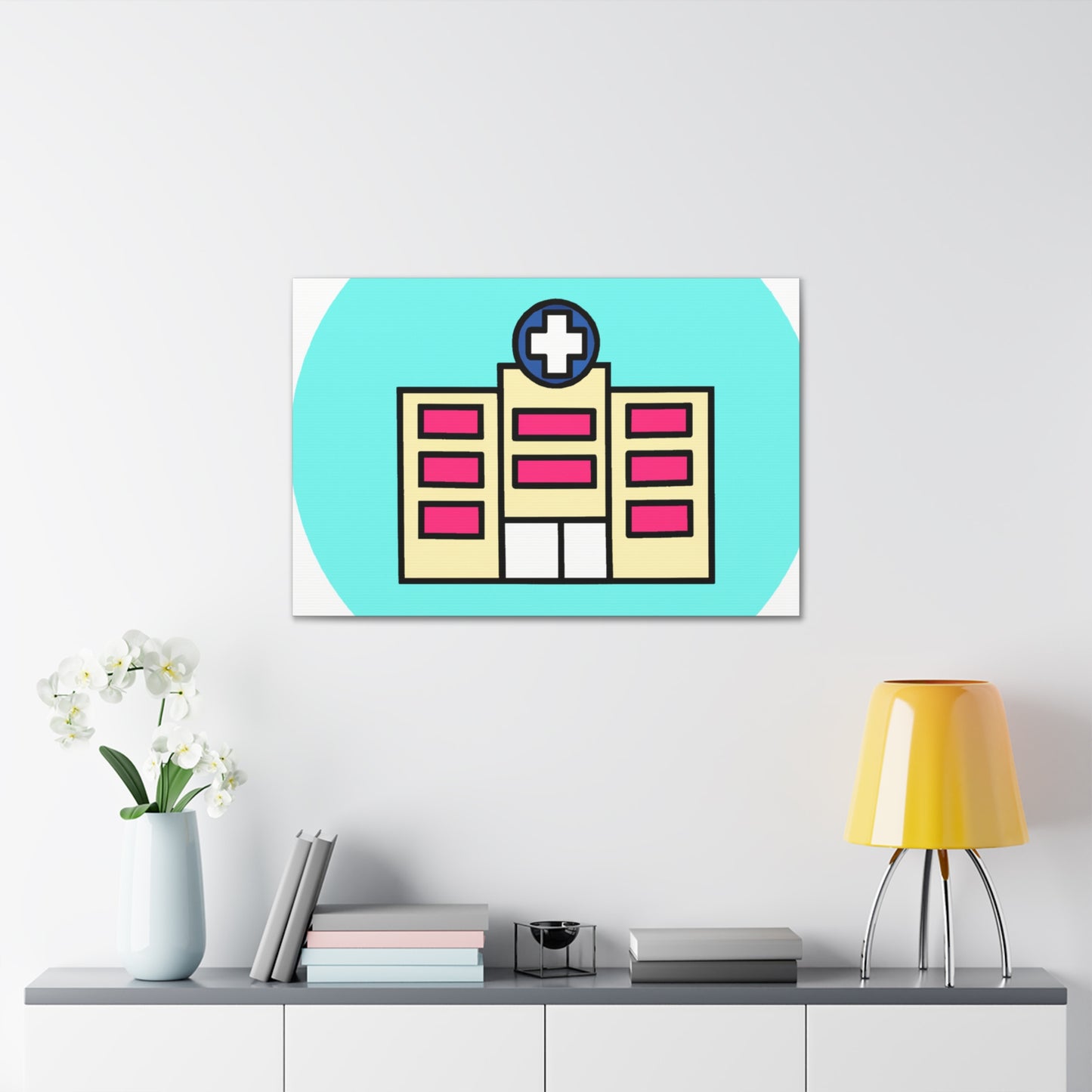 Help Is Available - Minimalism - Canvas
