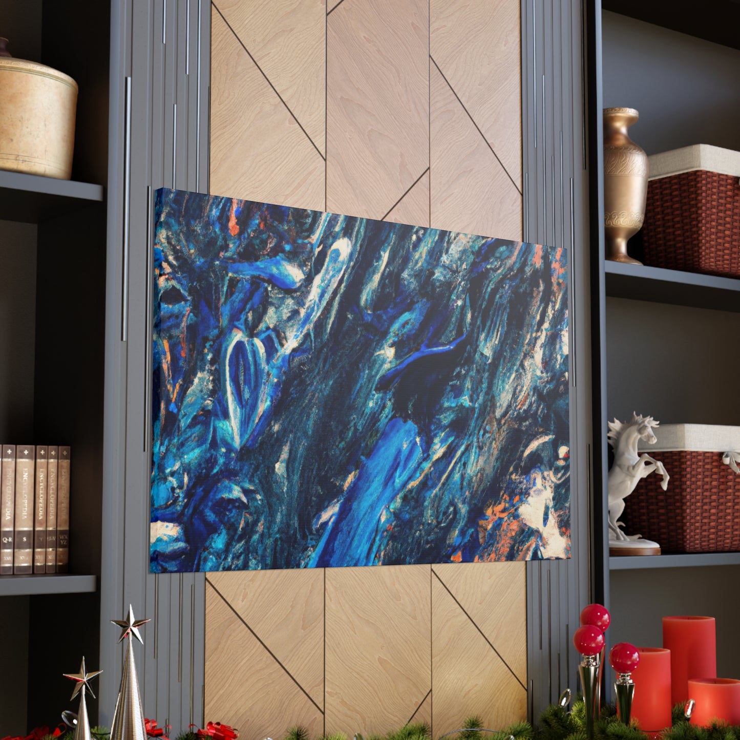 Icey Flow- Abstract Canvas